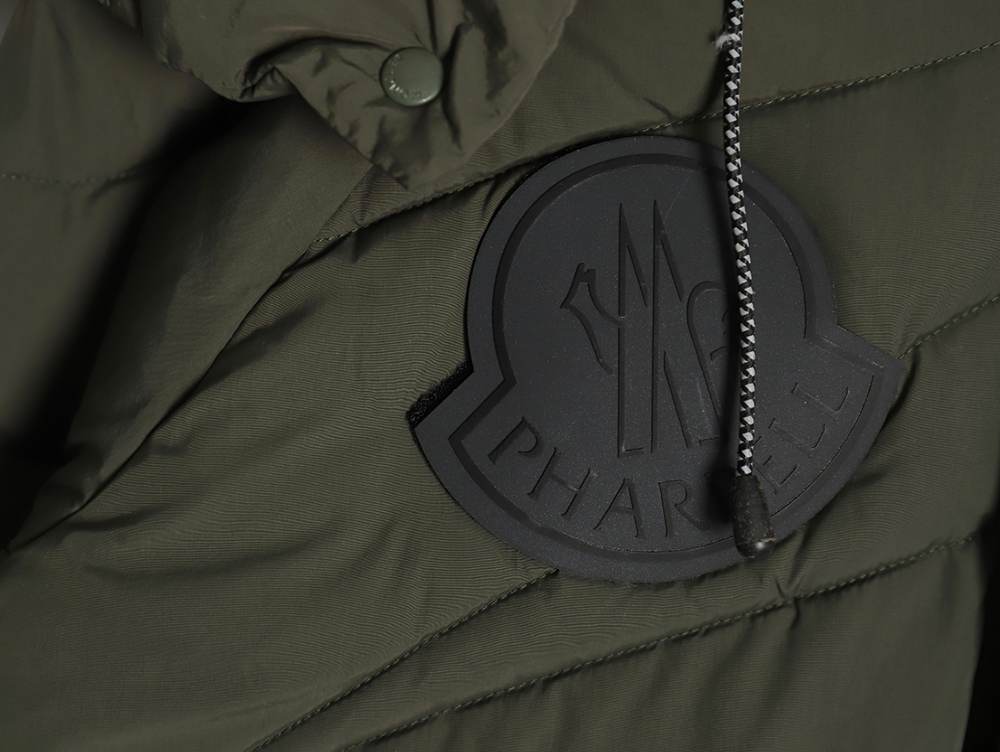 Moncler & Pharrell joint waterproof nylon hooded down jacket TSK1