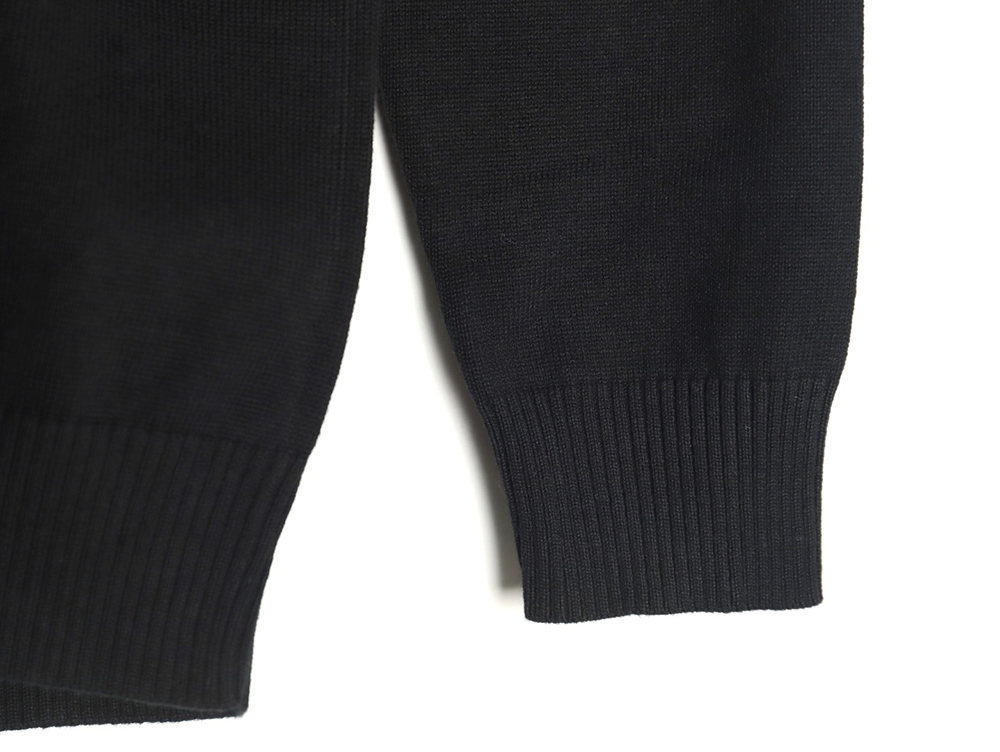 Ralph Lauren classic warhorse logo embroidery half-zip knitted sweater TSK1