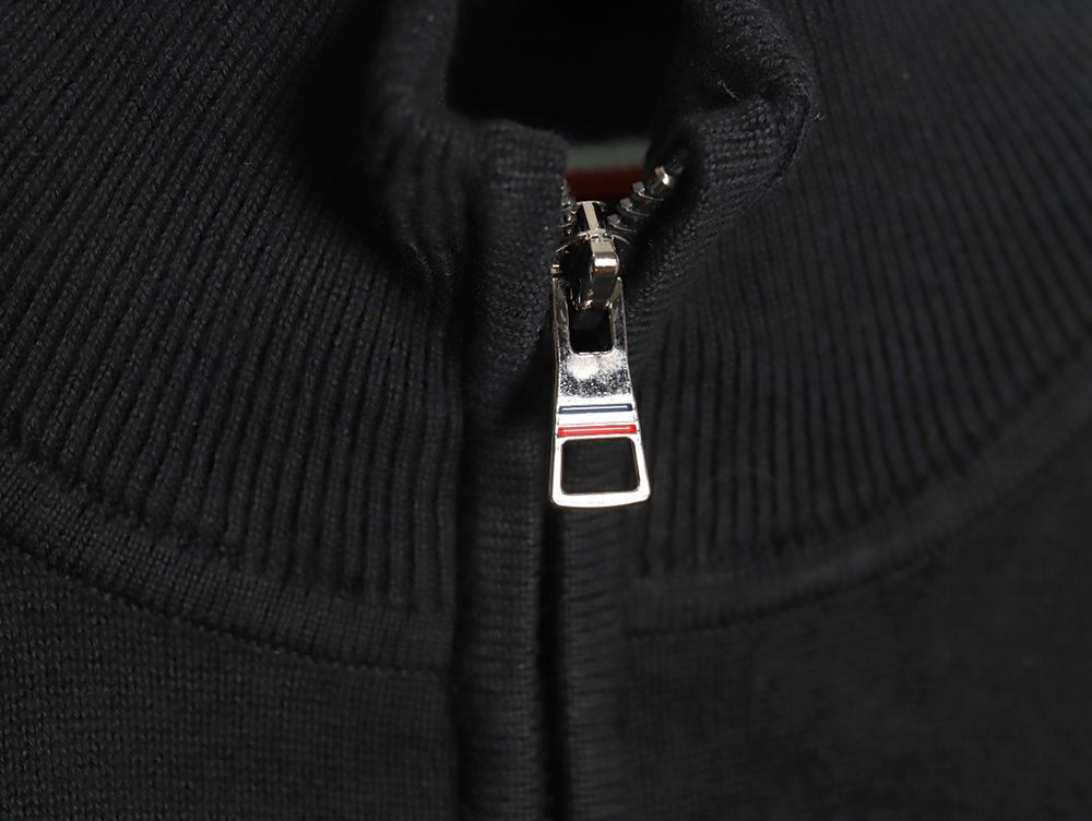 Ralph Lauren classic warhorse logo embroidery half-zip knitted sweater TSK1