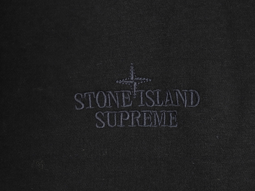S*p*e week12 & stone island joint hooded fleece sweatshirt