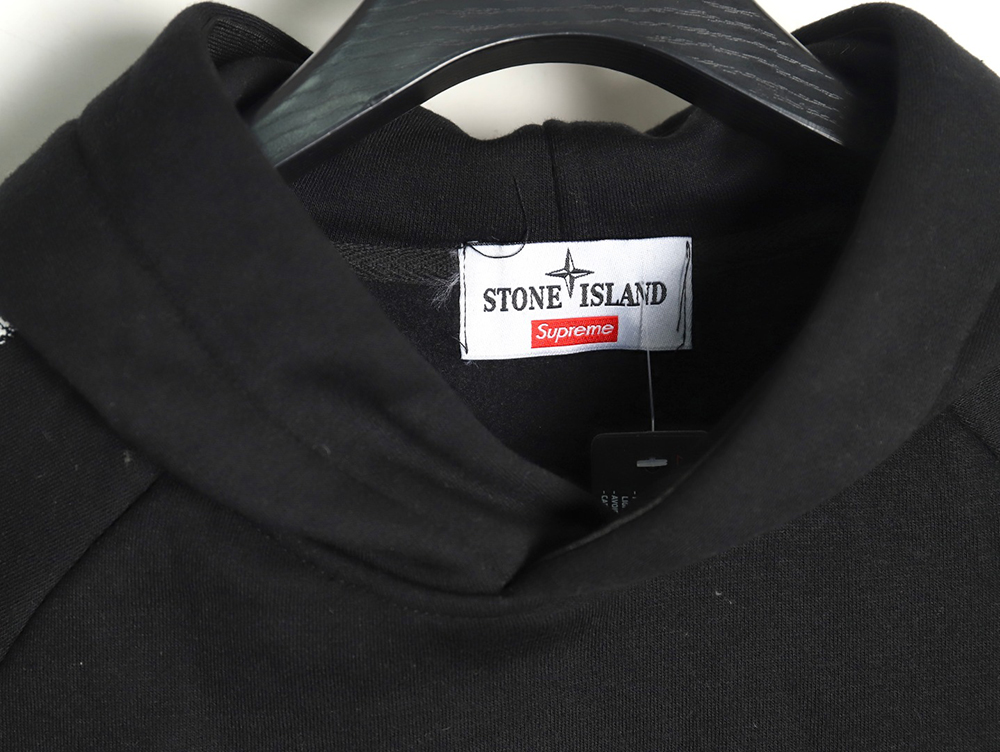 S*p*e week12 & stone island joint hooded fleece sweatshirt