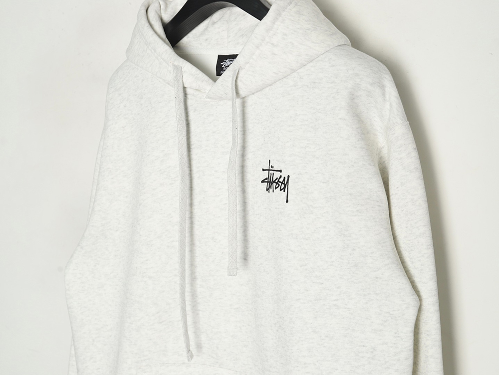 Stussy co-branded elements Logo plus velvet hooded zipper jacket TSK1
