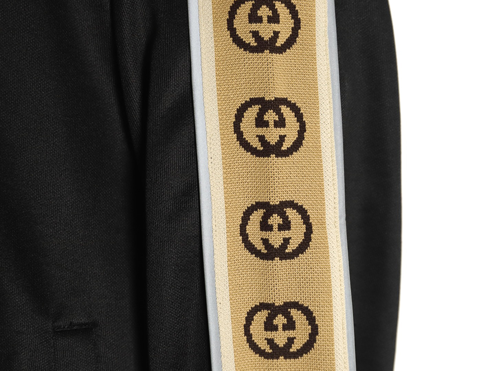 G*u*i classic side double g reflective tape jacket