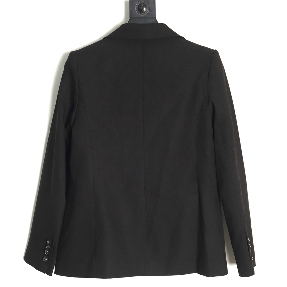 G*u*i solid satin wool jacket suit