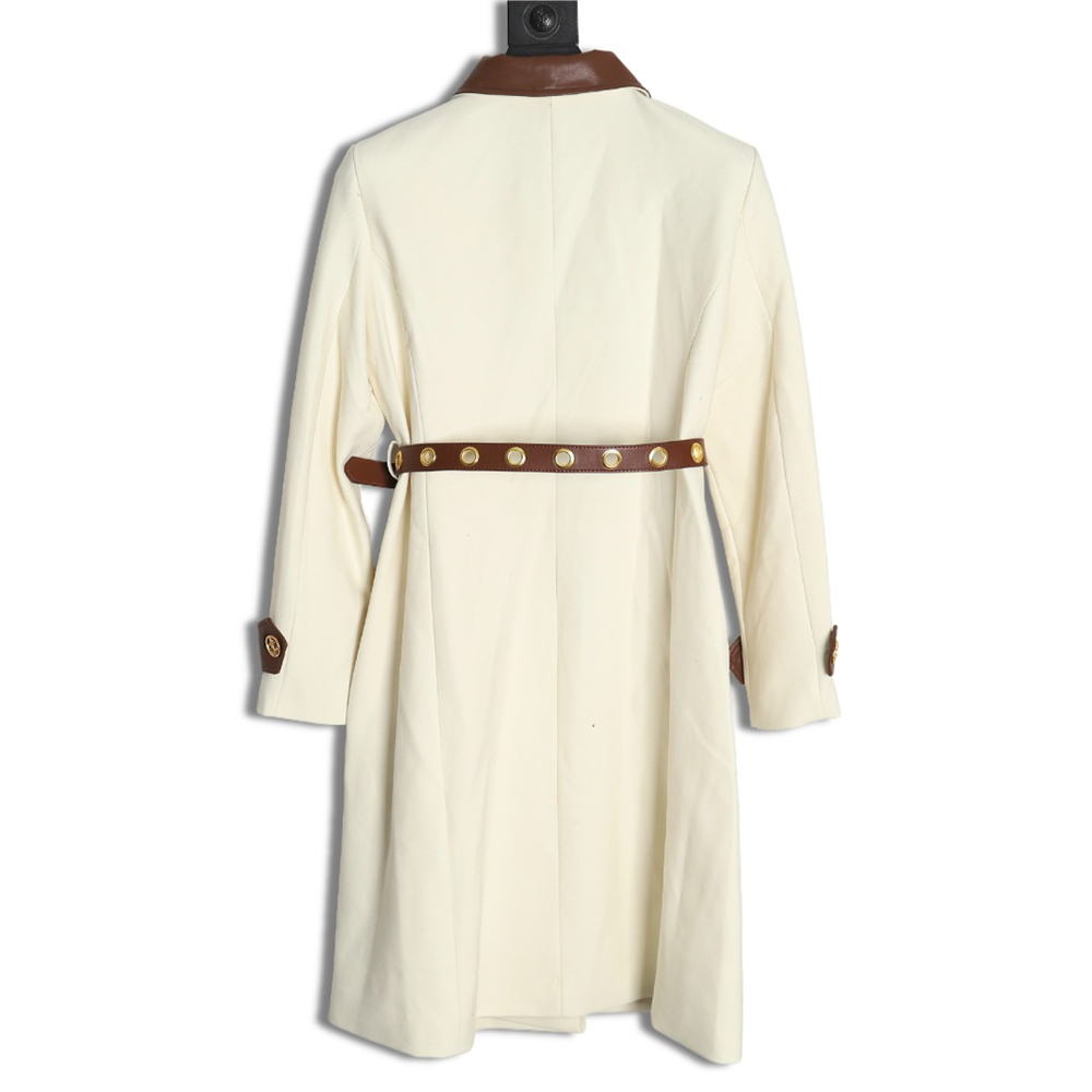 l0*is V*t0n wool belt long trench coat