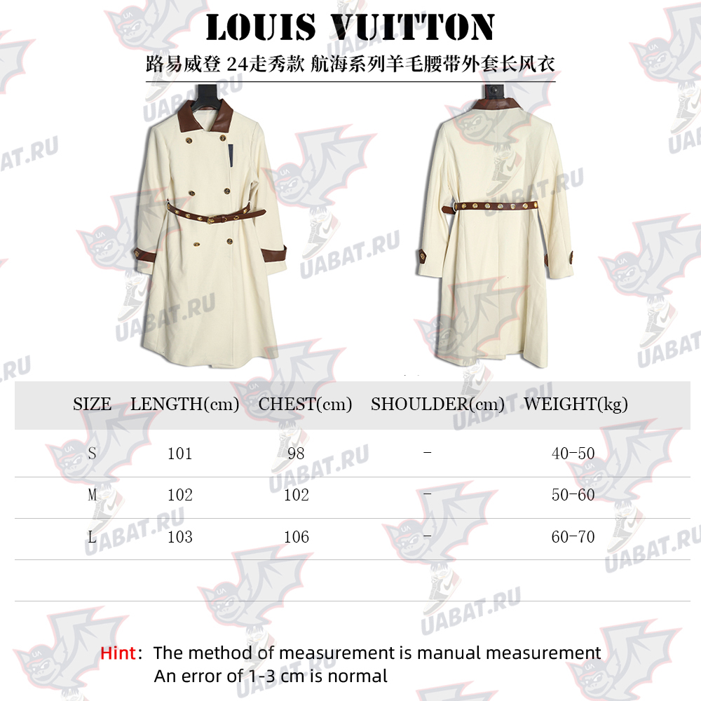 l0*is V*t0n wool belt long trench coat