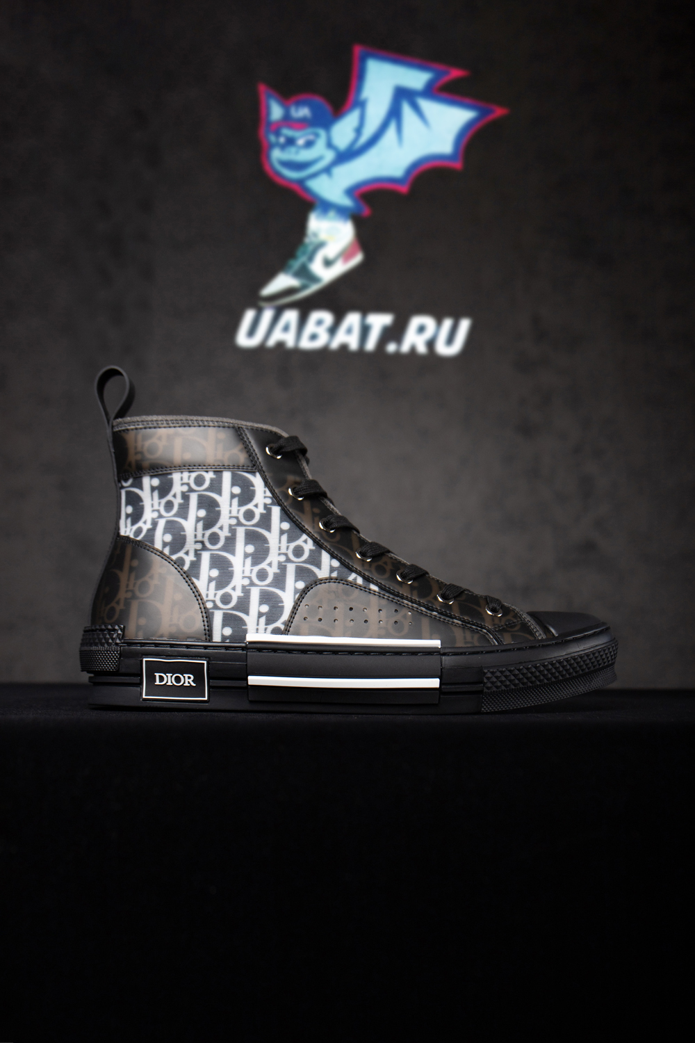 D*or b23 high top canvas oblique black