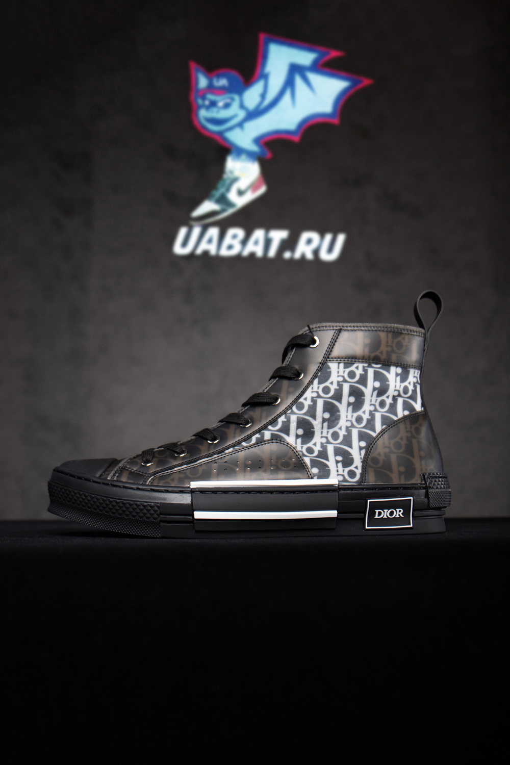 D*or b23 high top canvas oblique black