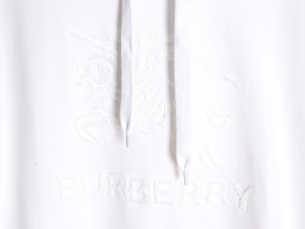 B**rry towel embroidered war horse hooded sweatshirt