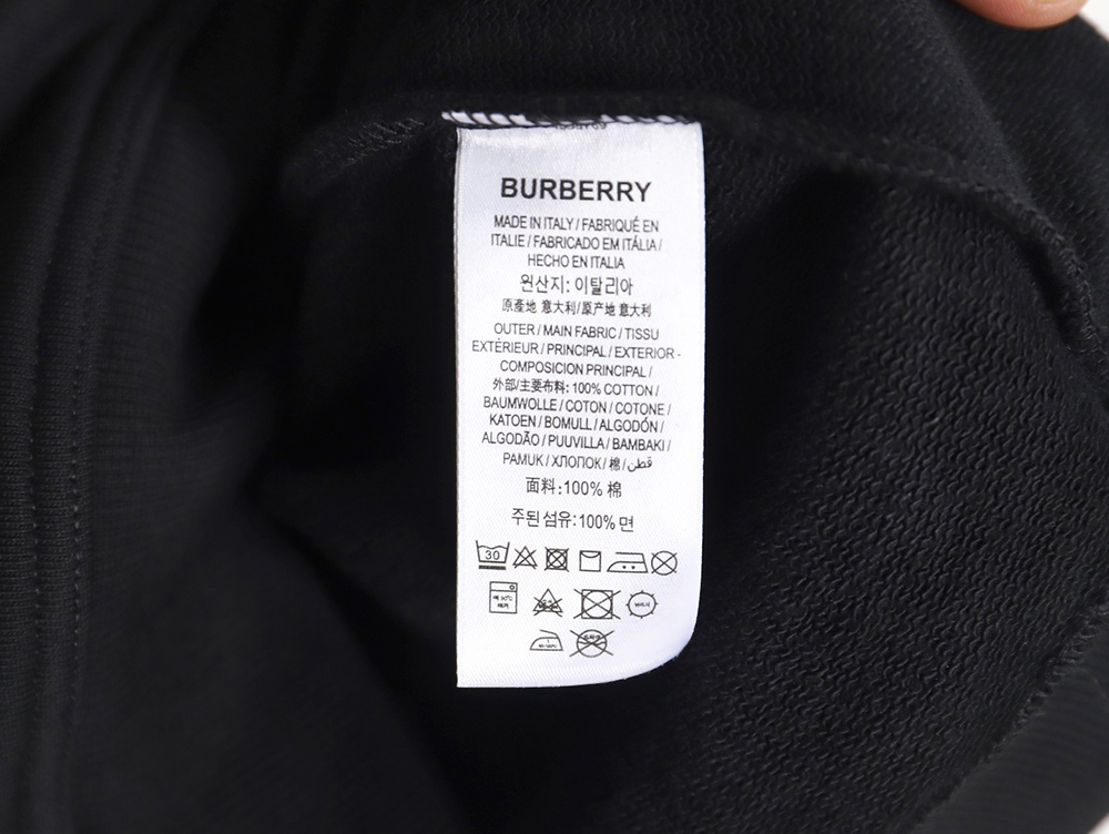 B**rry embroidered teddy bear hooded sweatshirt tsk1