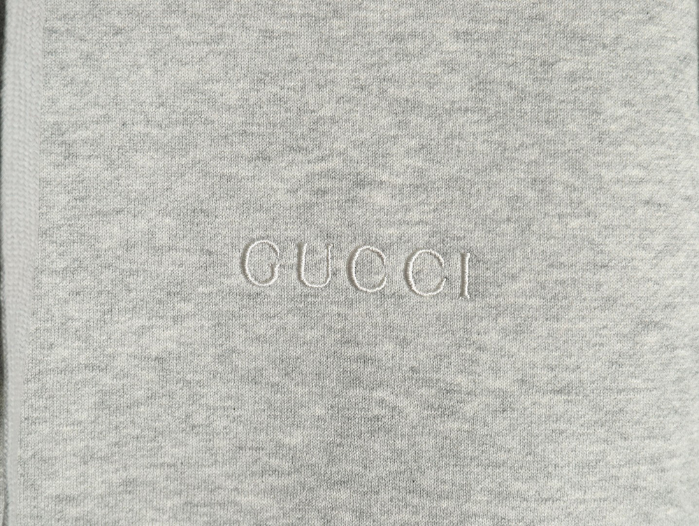 G*u*i grey web hooded sweatshirt
