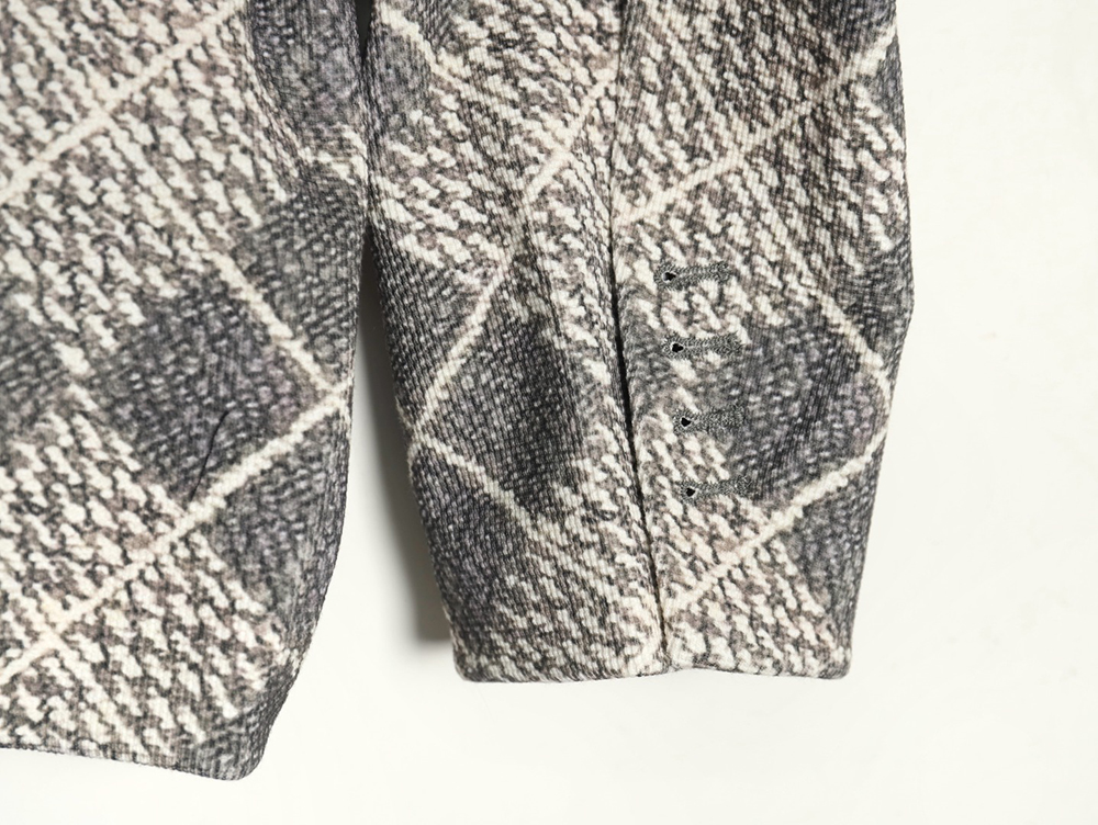 l0*is V*t0n rhombus collarless jacket