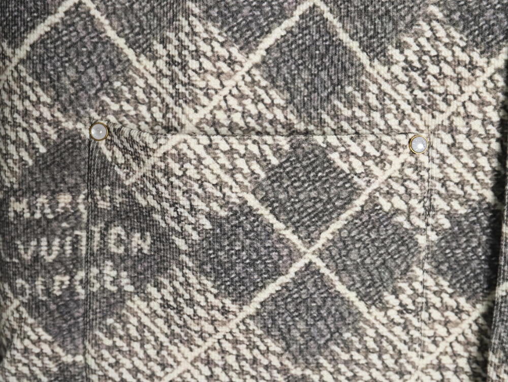 l0*is V*t0n rhombus collarless jacket