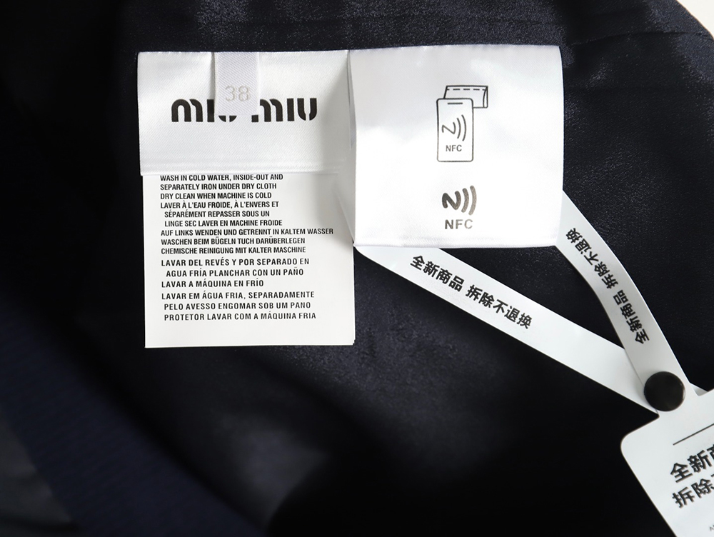 Miu Miu Panama cotton blend bomber jacket