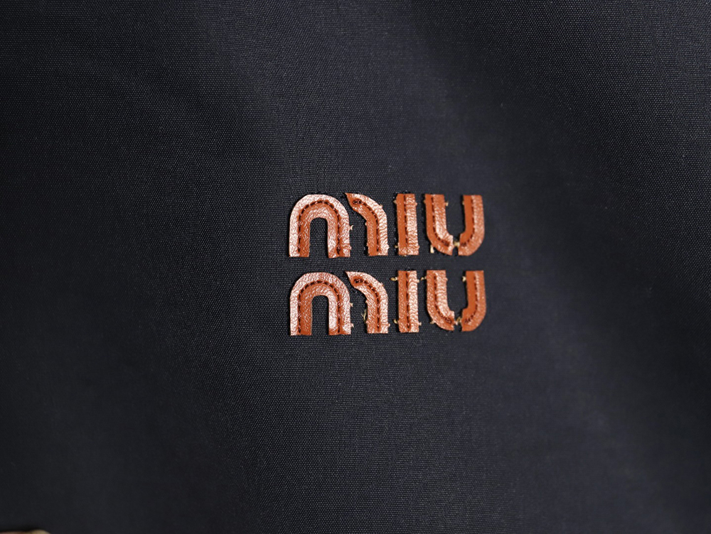 Miu Miu Panama cotton blend bomber jacket