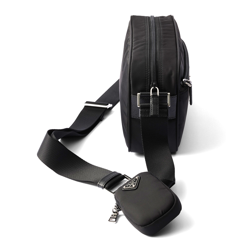 Pra*a re-nylon shoulder bags 1bc167 15*23*7cm