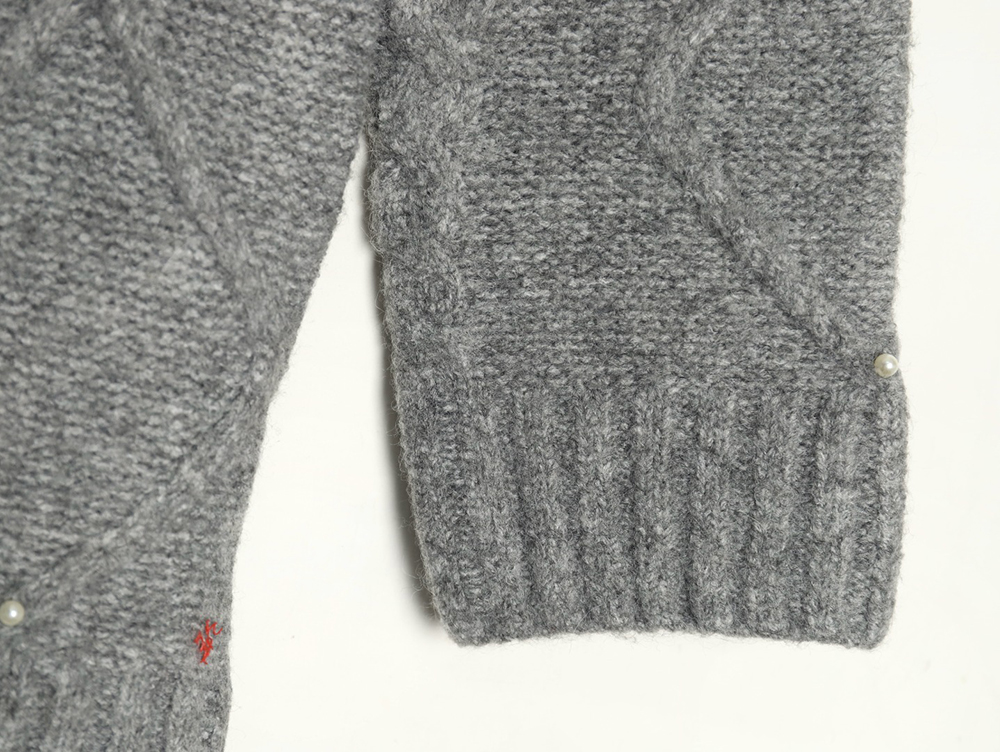 13De Marzo plaid cardigan sweater TSK1