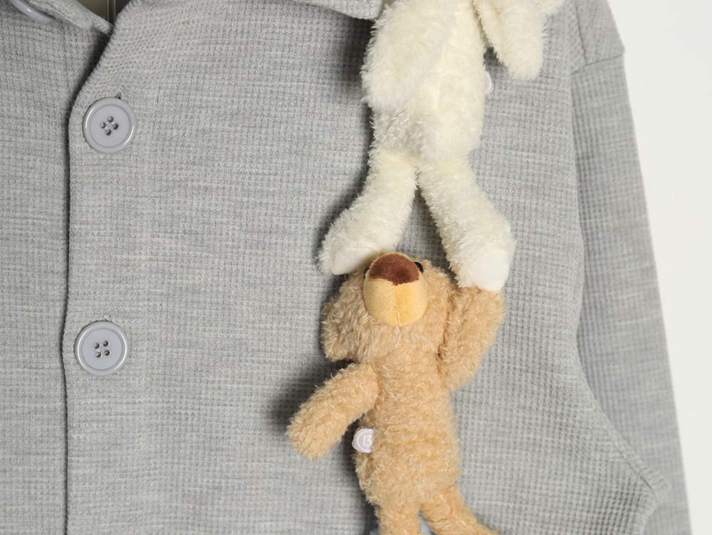 13De Marzo bear waffle shirt