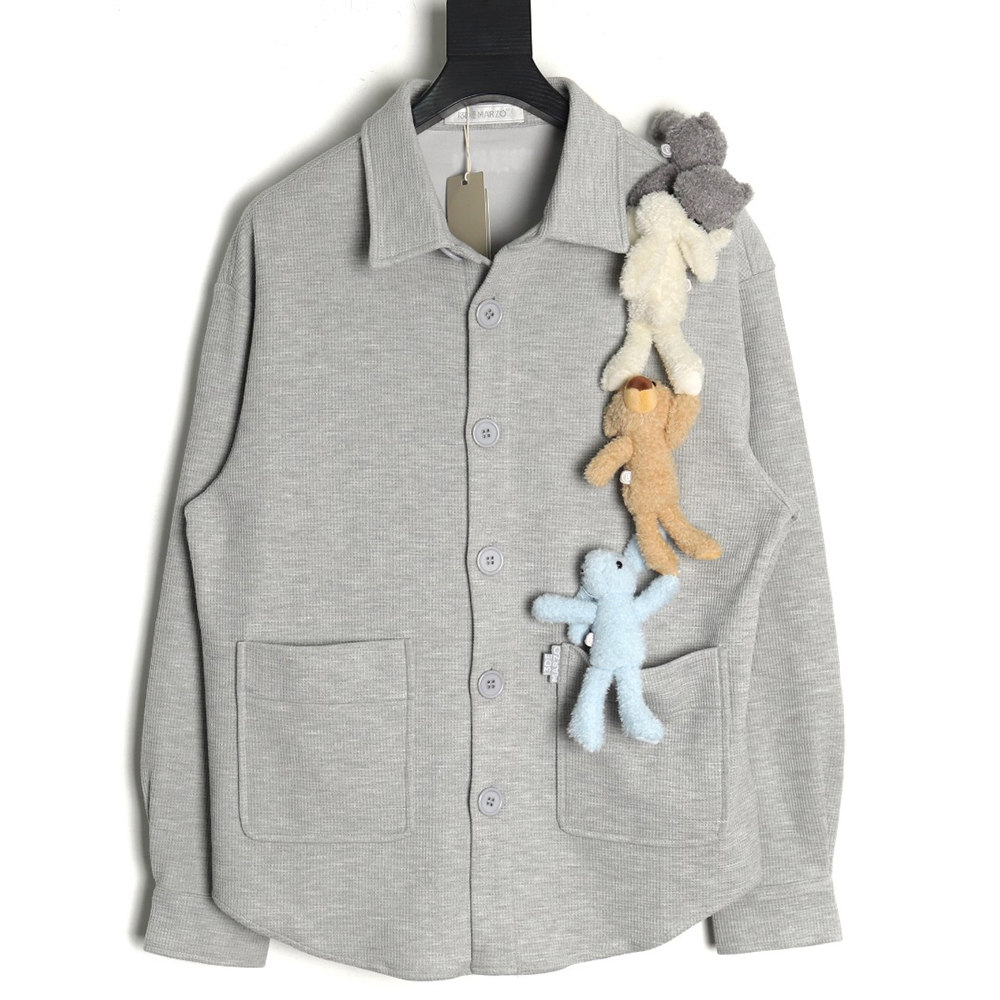 13De Marzo bear waffle shirt