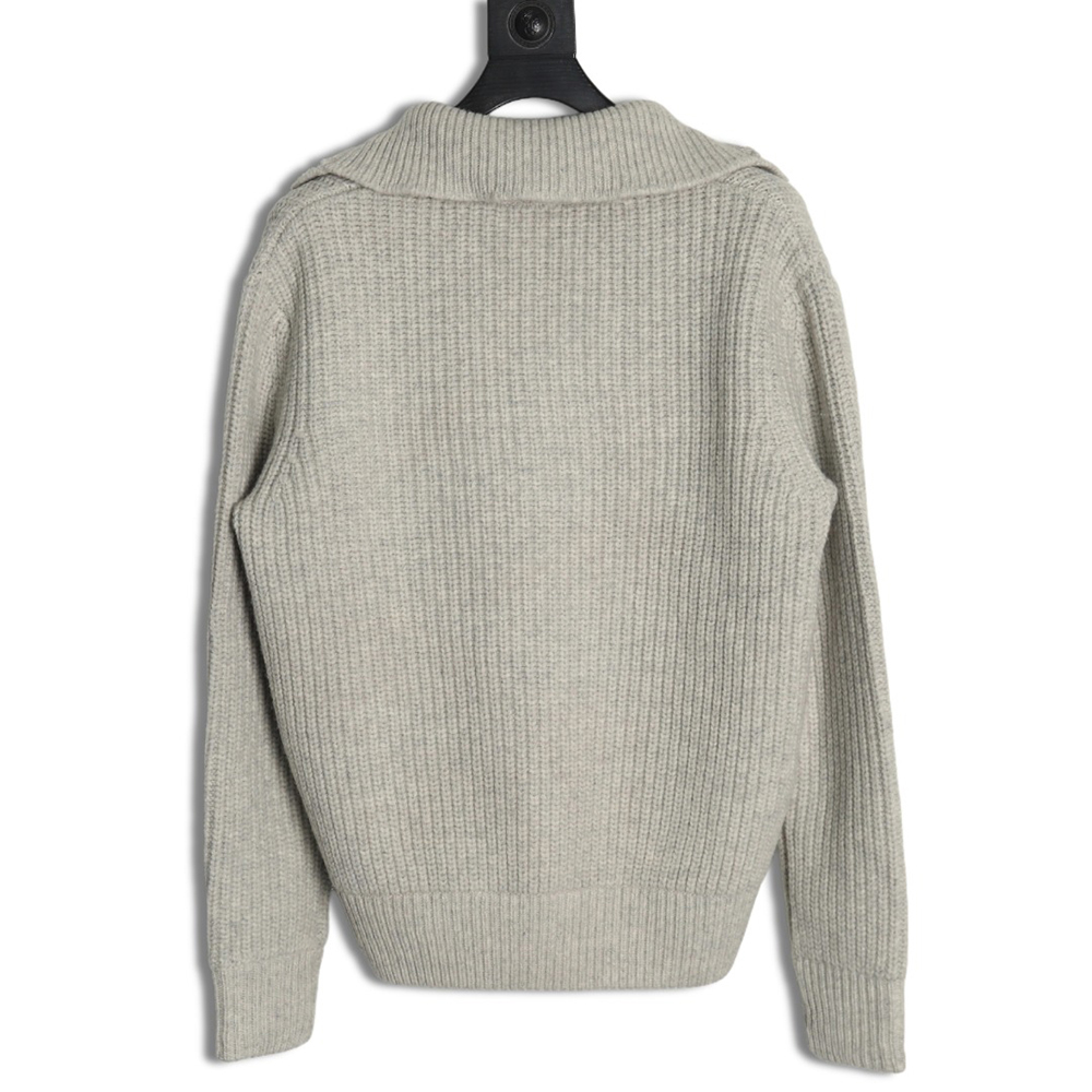 Dries Van Noten lapel wool sweater