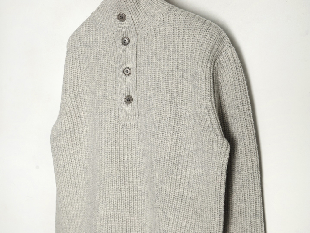 Dries Van Noten lapel wool sweater