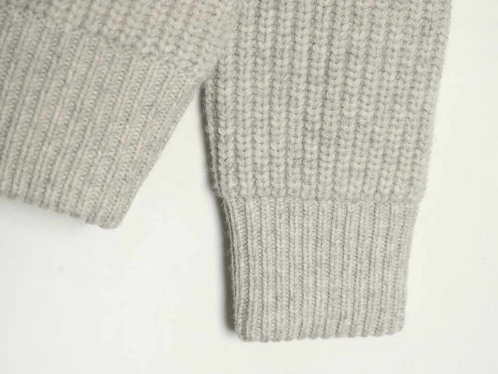 Dries Van Noten lapel wool sweater