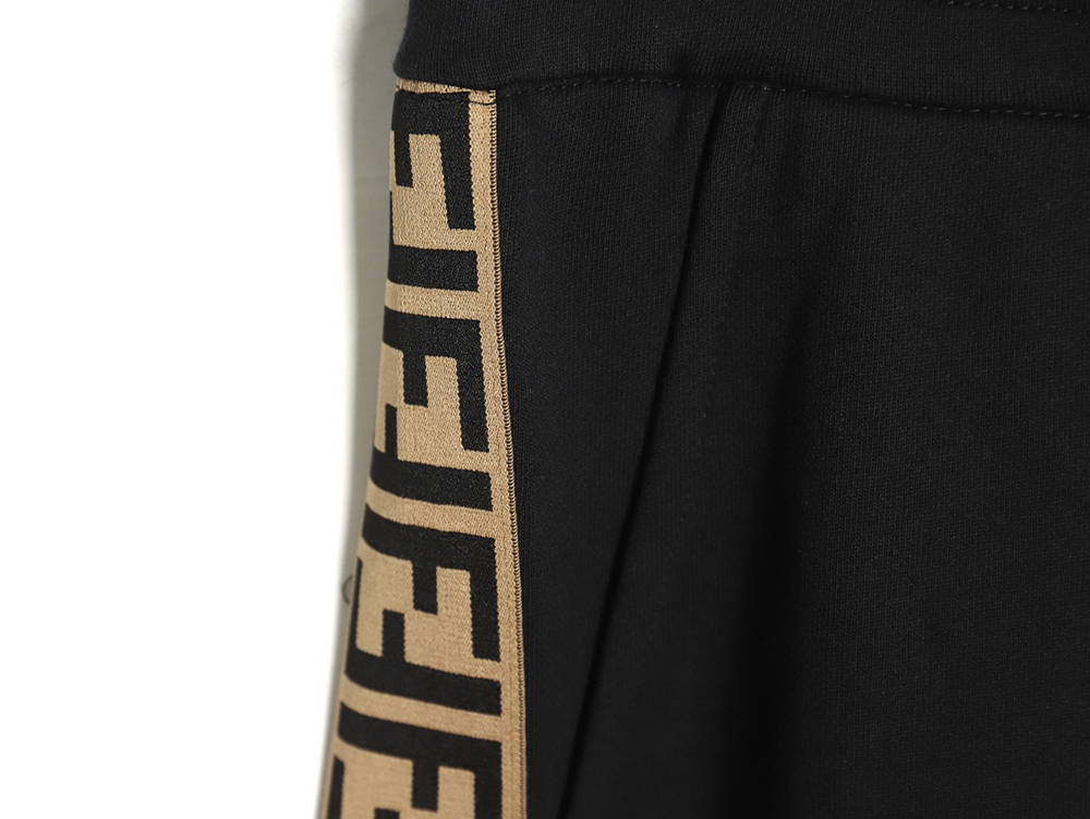 F**di small eye embroidered double f ribbon sweatpants