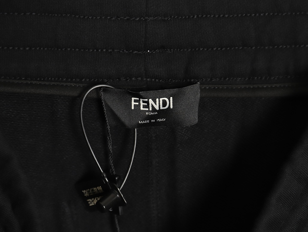 F**di small eye embroidered double f ribbon sweatpants