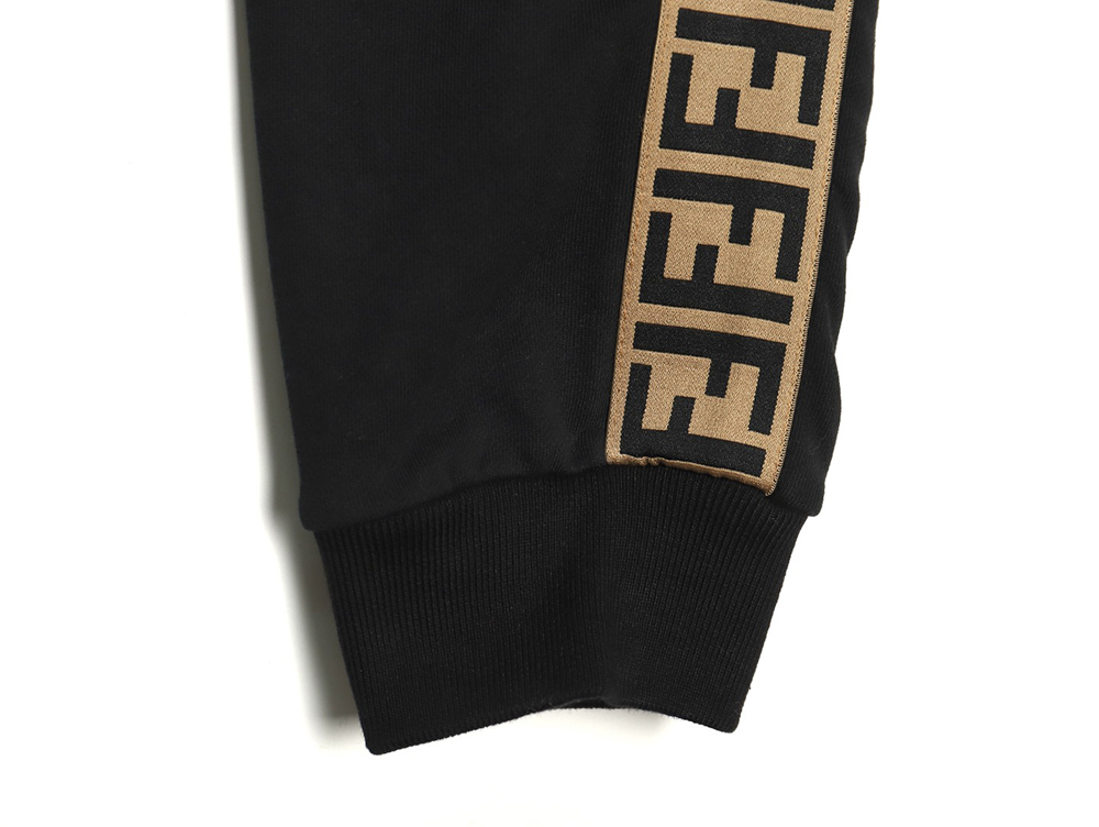 F**di small eye embroidered double f ribbon sweatpants