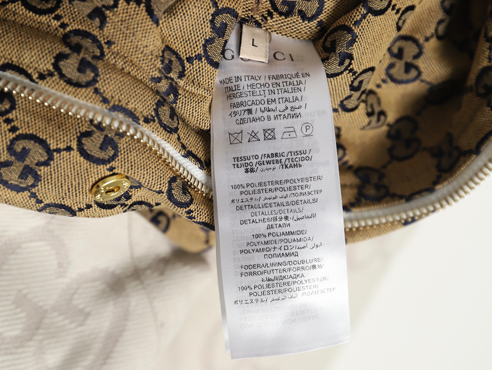 G*u*i double g all-over jacquard patchwork ivory denim jacket