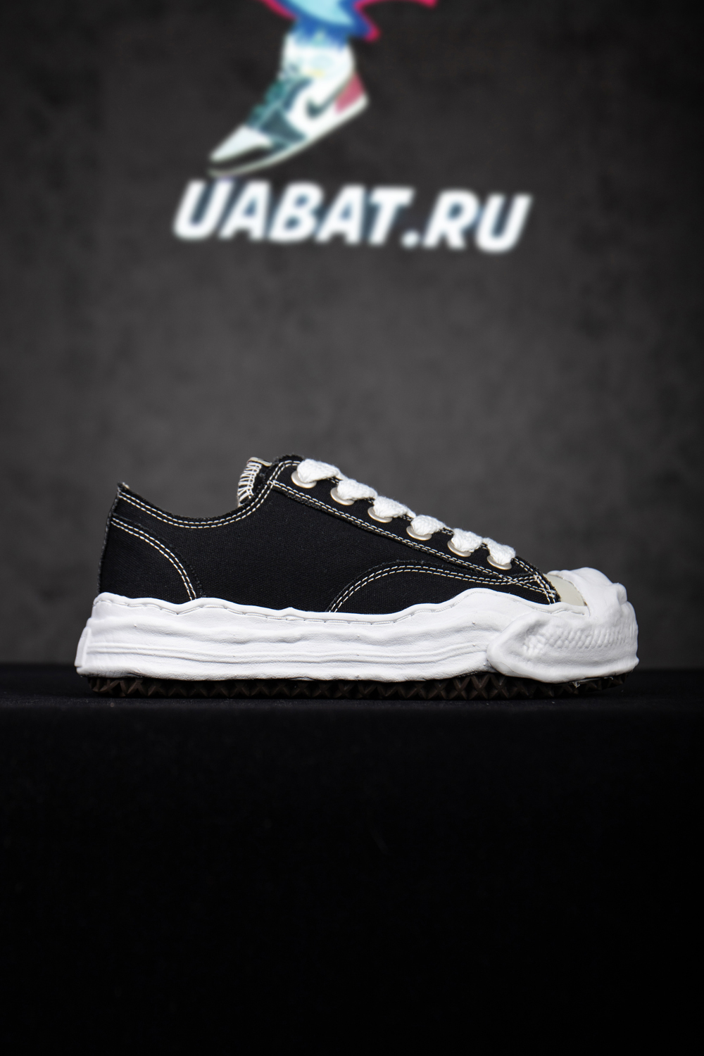 Ma*s*n mihara yasuhiro hank og sole canvas low black