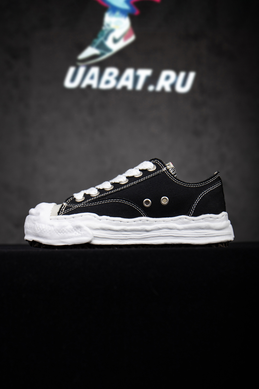 Ma*s*n mihara yasuhiro hank og sole canvas low black