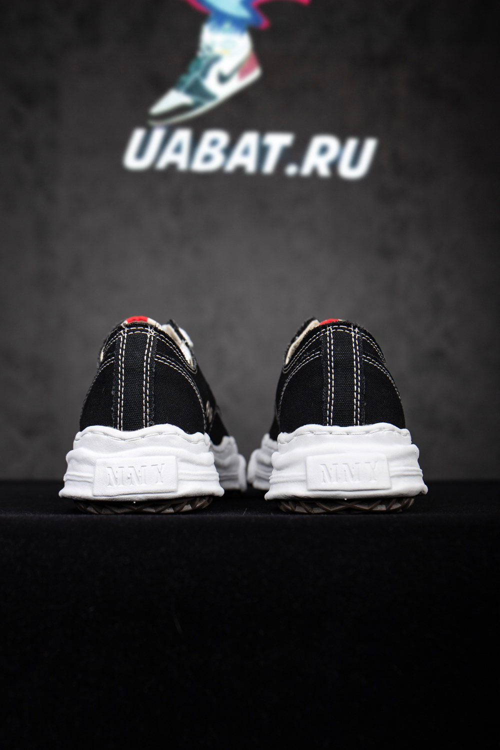 Ma*s*n mihara yasuhiro hank og sole canvas low black