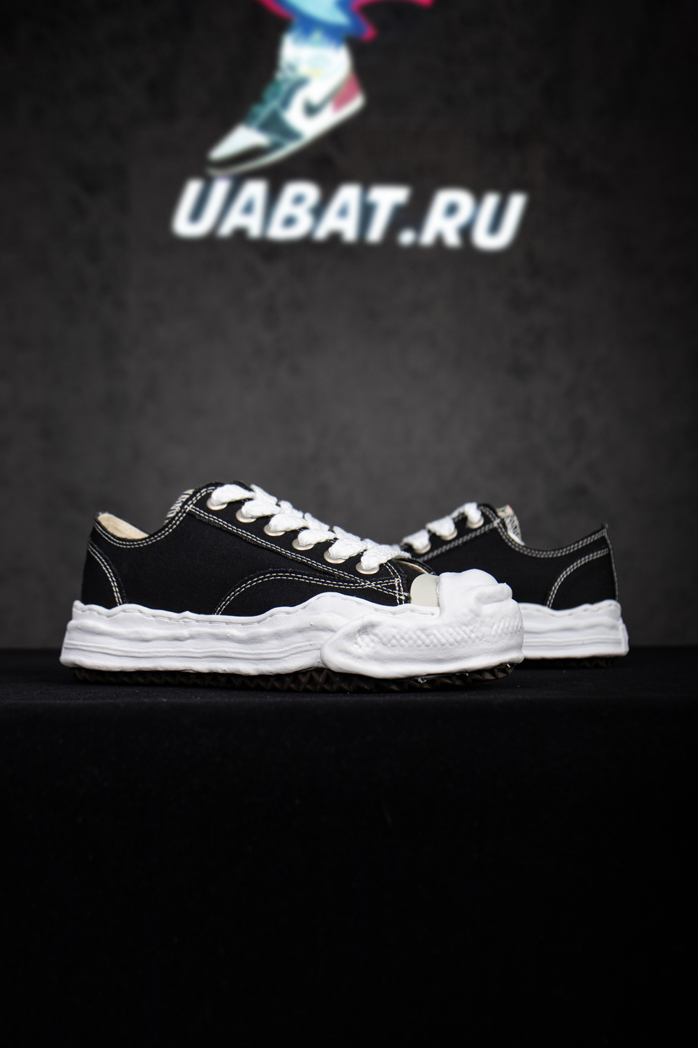 Ma*s*n mihara yasuhiro hank og sole canvas low black