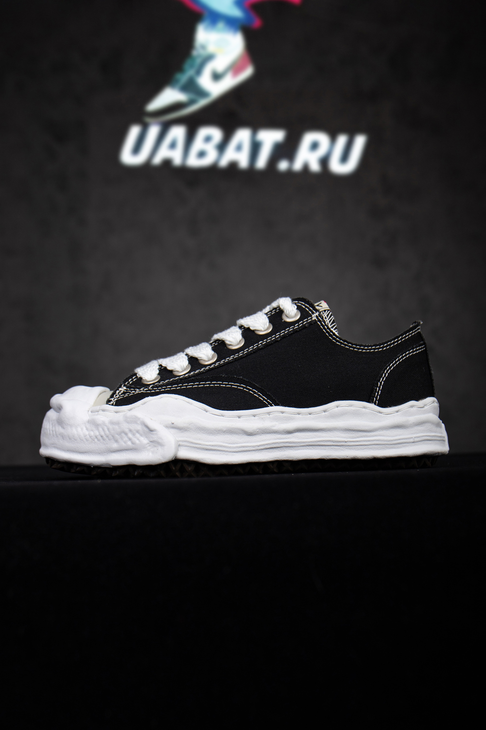 Ma*s*n mihara yasuhiro hank og sole canvas low black