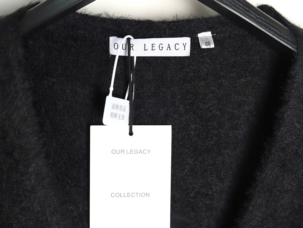 Our Legacy Solid Mohair Cardigan Sweater