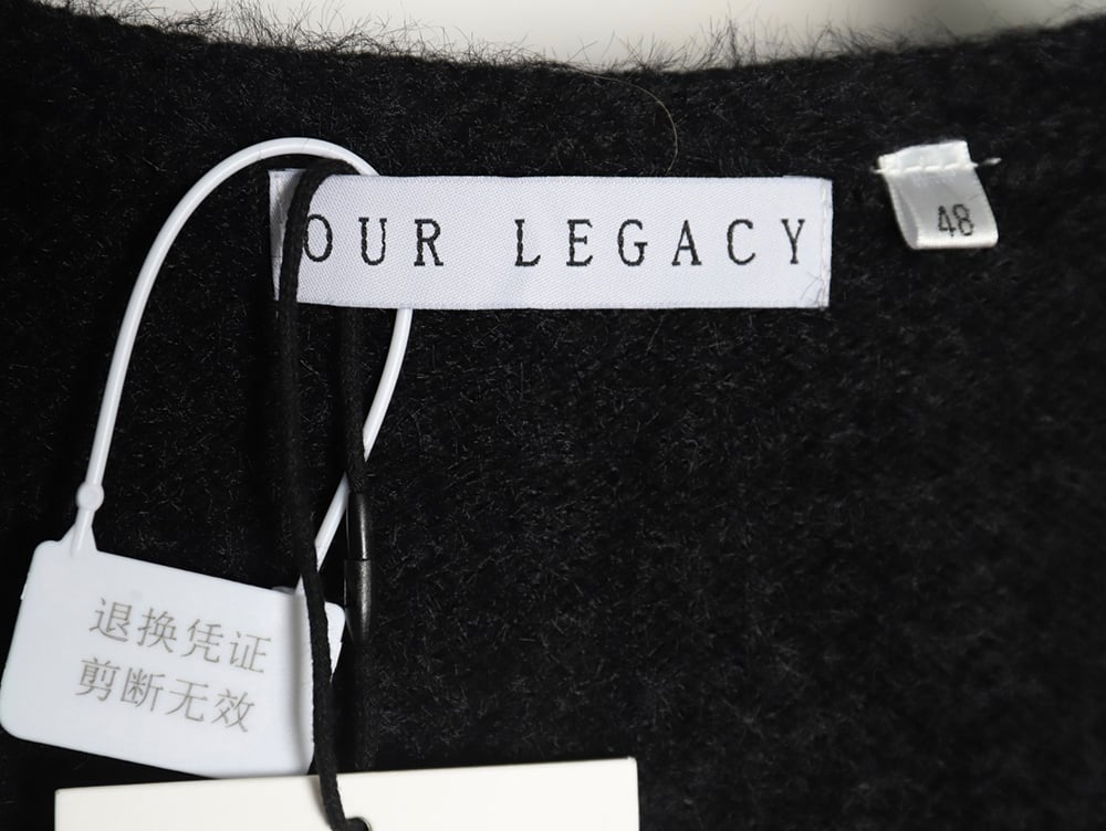 Our Legacy Solid Mohair Cardigan Sweater