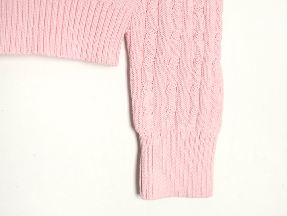 Ralph Lauren Classic Cable Lapel Knit Cardigan