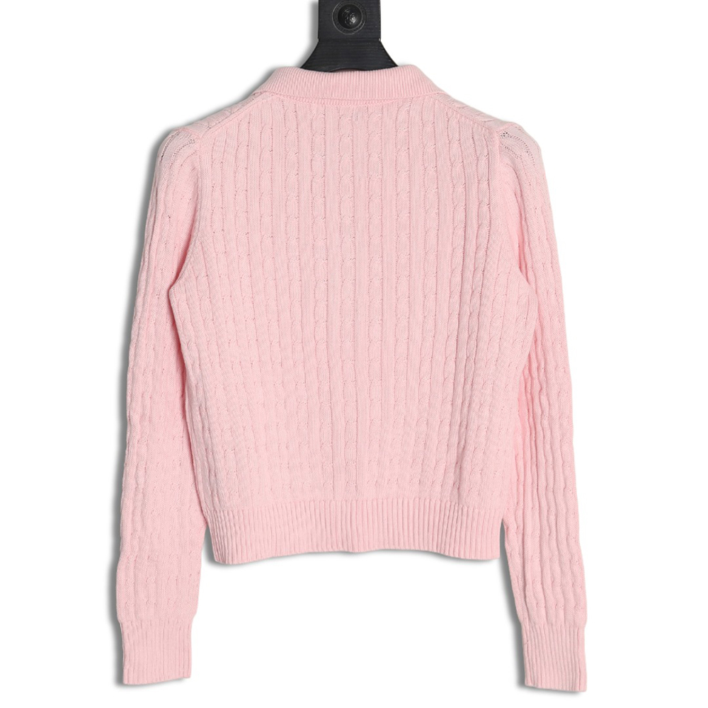 Ralph Lauren Classic Cable Lapel Knit Cardigan