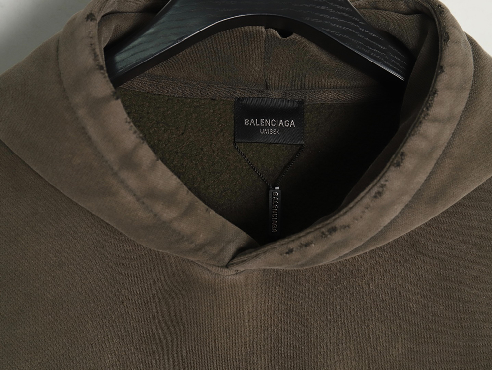 Ba*len*cia*ga parking lot night view fleece hoodie