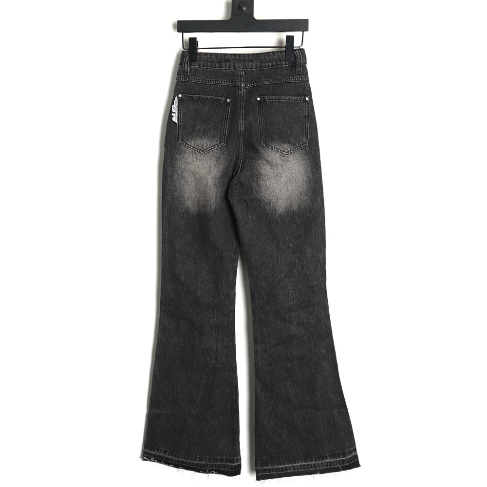 13De Marzo Mid-Range Bear Wide-Leg Jeans TSK1