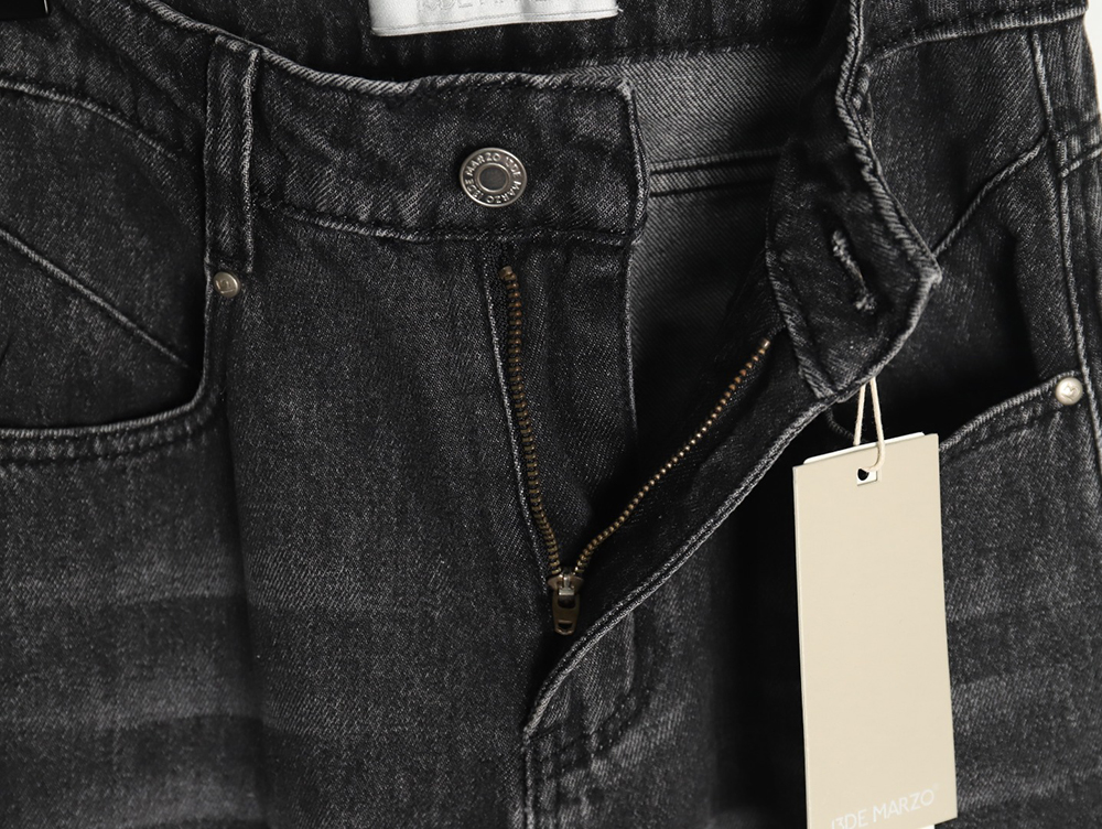 13De Marzo Mid-Range Bear Wide-Leg Jeans TSK1