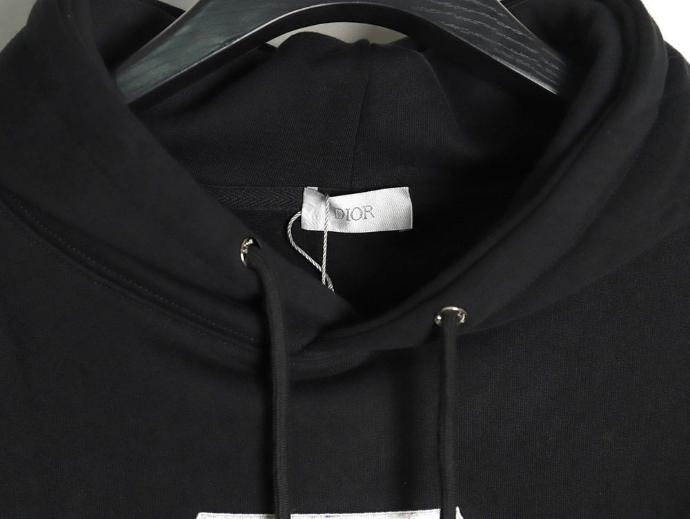 D*or embroidered silver logo hoodie tsk2