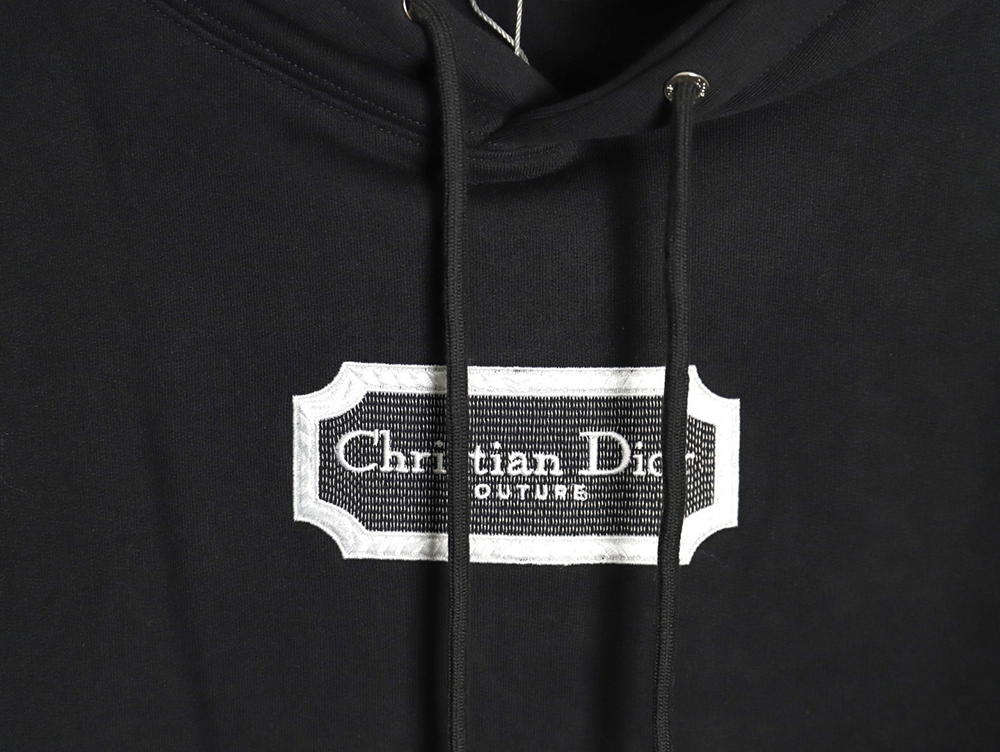 D*or embroidered silver logo hoodie tsk2