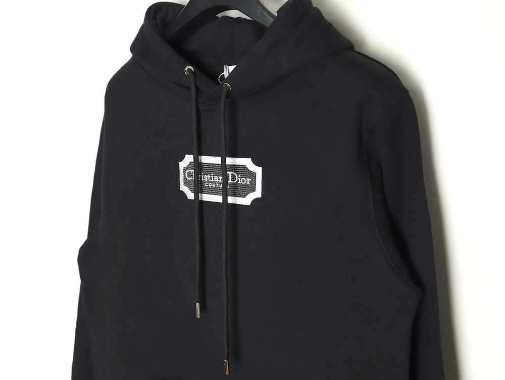 D*or embroidered silver logo hoodie tsk2