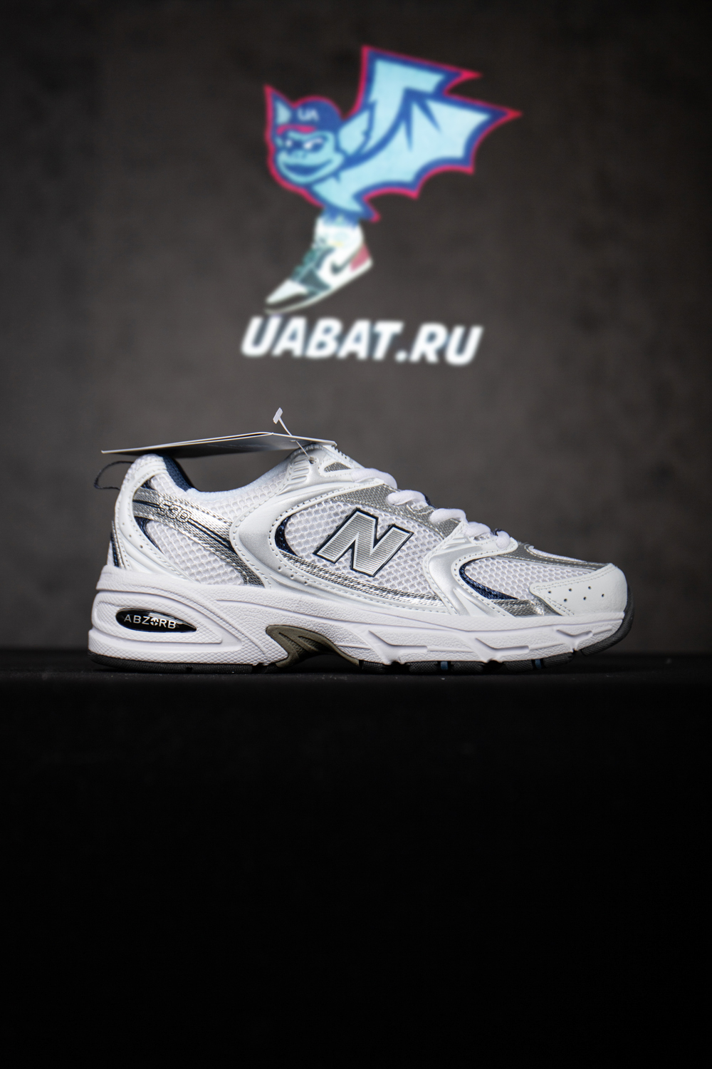 New Balance 530 White Silver Navy