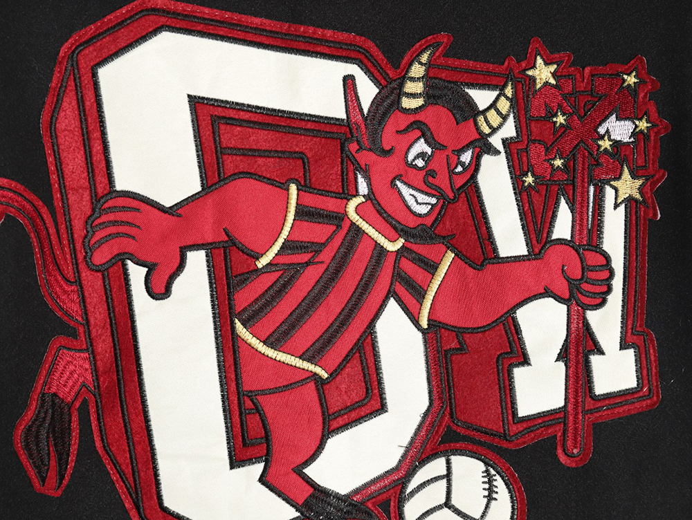 Off White AC Milan joint baseball jacket