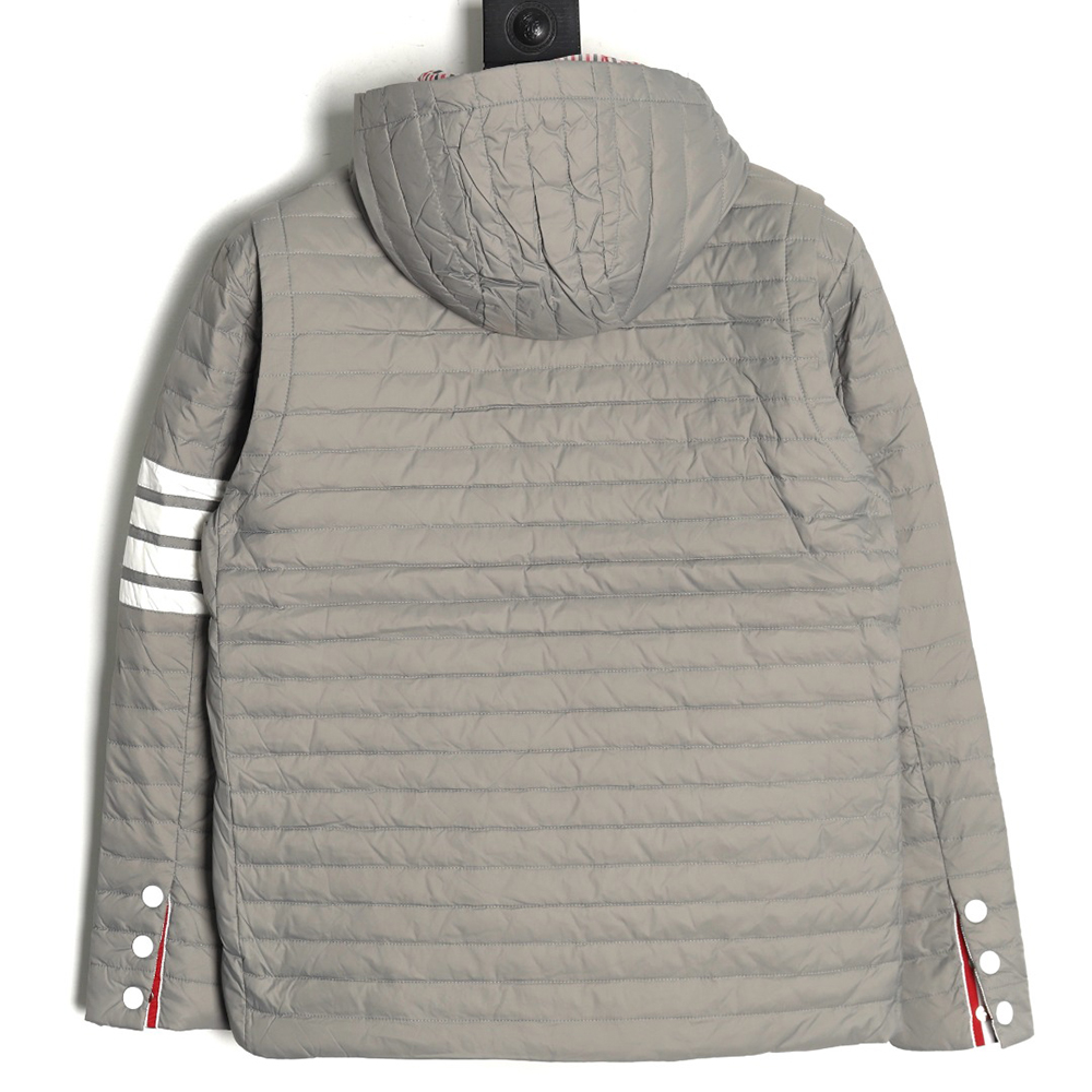 Thom Browne Casual Four-Bar Padded Jacket