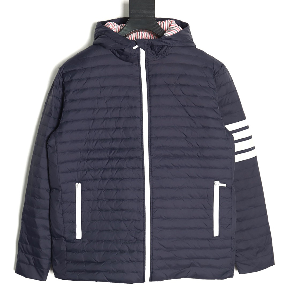 Thom Browne Casual Four-Bar Padded Jacket TSK1
