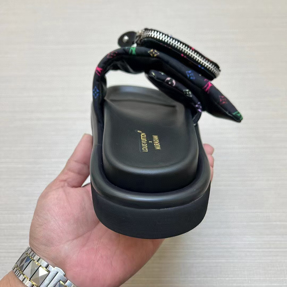 l0*is V*t0n & tm pool pillow flat comfort mule